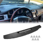 Solid Spare Fit For 07-2013 Escalade Silverado Sierra Upper Dash Panel Grille Cover Cap