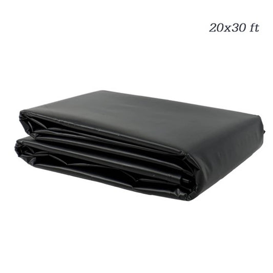 Solid Spare Pond Liner 20x30 FT 20mil Fish Pond Liner Flexible Garden Pond Liners Waterproof