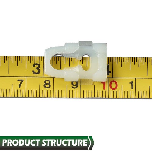 Solid Spare Fit For 1977-1990 Dodge Trucks Ramchargers Body Side Belt Molding Trim Clips