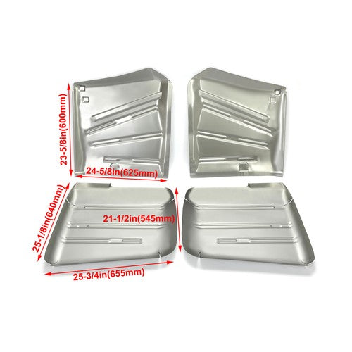 Solid Spare 4 Set Floor Pans For 1958 Chevrolet Impala Bel Air Biscayne Delray