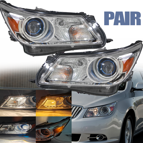 For 2010 2011 2012 2013 Buick LaCrosse HID/Xenon Headlights Headlamps w/ Bulb