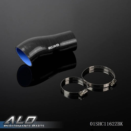 Solid Spare Fit For BMW E60 E61 5 Series 525d 530d Silicone Intercool Hose+Clamps Kit Black