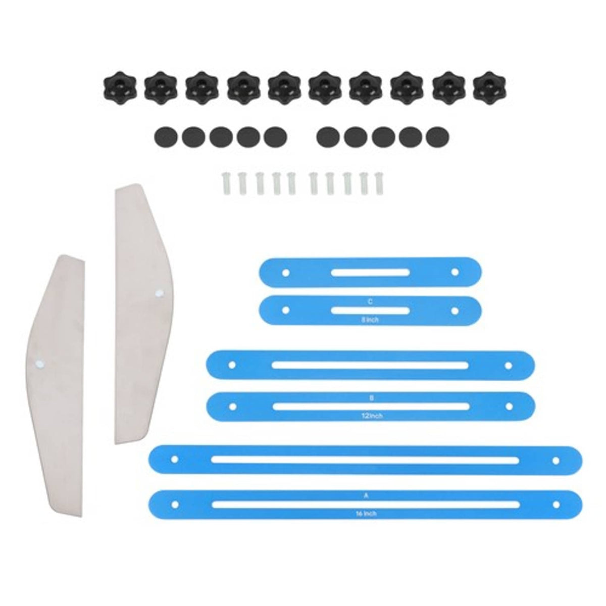 Solid Spare Stair Tread Gauge Template Tool Stair Shelf Jig Measuring Scribe Tool 8-60 Inch