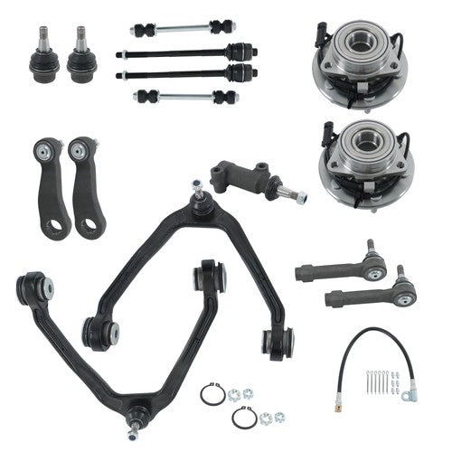 Solid Spare K6534 Suspension Kit Wheel Hub Bearings Fit For Chevy Silverado 1500 1999-2006