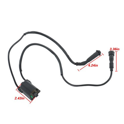 Solid Spare Fit FOR Honda VT600 Shadow VLX 600 1988-2007 Ignition Coil & Spark Plug Cap