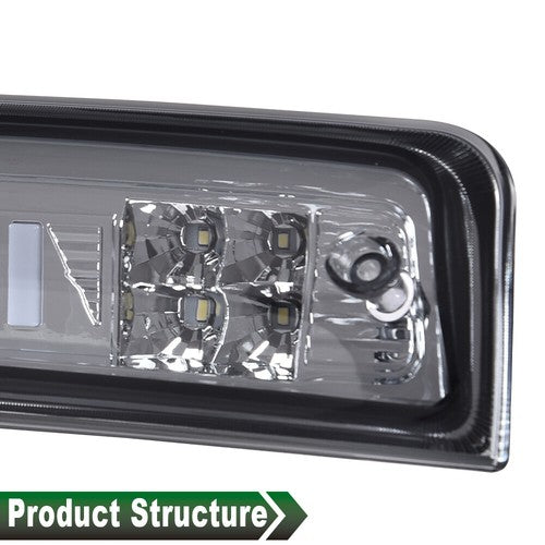 Solid Spare Fit For 2009-2017 RAM 1500 2500 3500 3D LED Truck Tail Brake Light Cargo Lamp