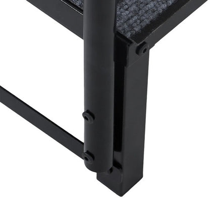 Solid Spare 2 Step 660lbs RV Stairs Load Capacity Step Ladder Outdoor RV Steps (w/ Handrail)