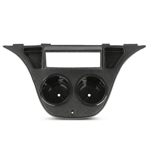 Solid Spare Fit For Yamaha Drive Dash Mounted Cup Holder Radio Adapter Black