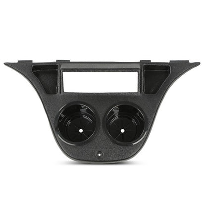Solid Spare Fit For Yamaha Drive Dash Mounted Cup Holder Radio Adapter Black