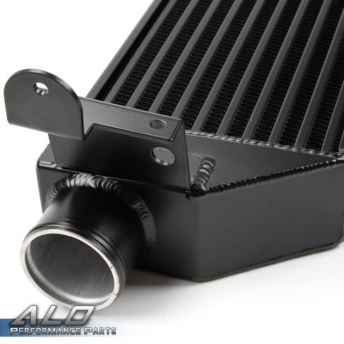 Solid Spare Intercooler Upgrade Kit + Silicone Hose Black Fit For Volkswagen Golf R GTI MK7