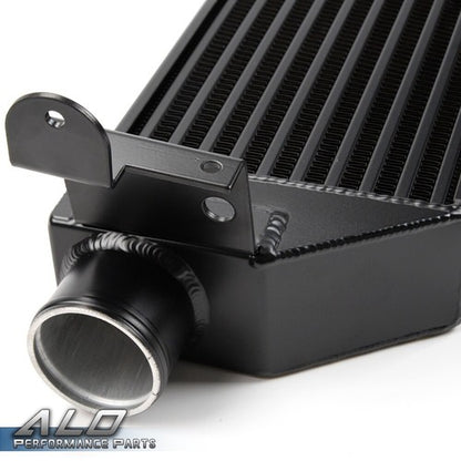 Solid Spare Intercooler Upgrade Kit + Silicone Hose Black Fit For Volkswagen Golf R GTI MK7