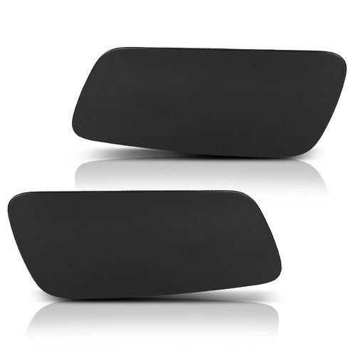 Solid Spare Fit For 17-25 Volvo S90 V90 Cross Country Headlight Washer Cover Cap Left+Right
