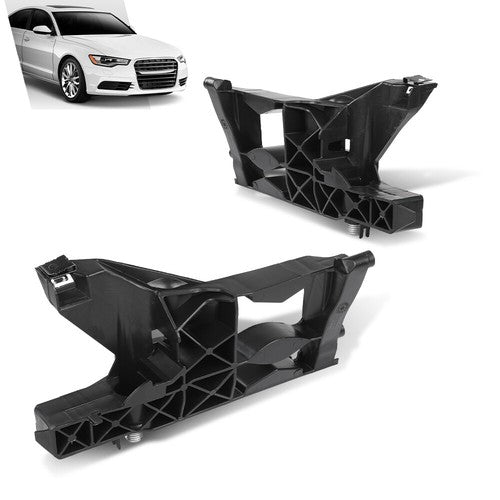 Solid Spare Fit For 12-18 Audi A7 A6 C7 Front Bumper Headlight Support Bracket Left+Right