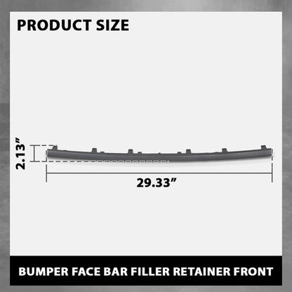 Solid Spare Fit For 19-23 Audi Q3 Front Bumper Face Bar Filler Retainer AU1087105