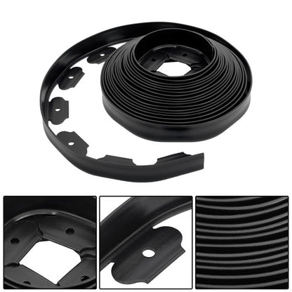 Solid Spare 40FT Garden Edge Lawn Grass Stone Isolation Strip 16pcs Anchoring Spik New