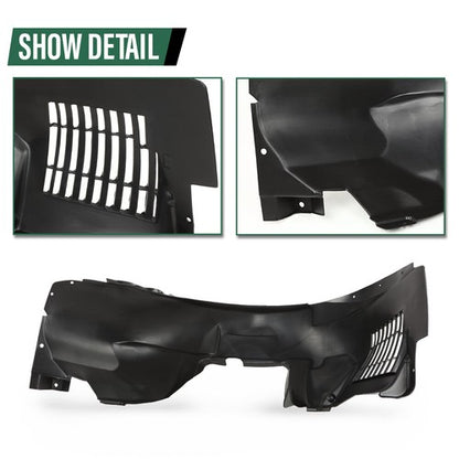 Solid Spare Fit For 2012-15 Jaguar XF XFR XFR-S Front Right Side Fender Liner Splash Shield