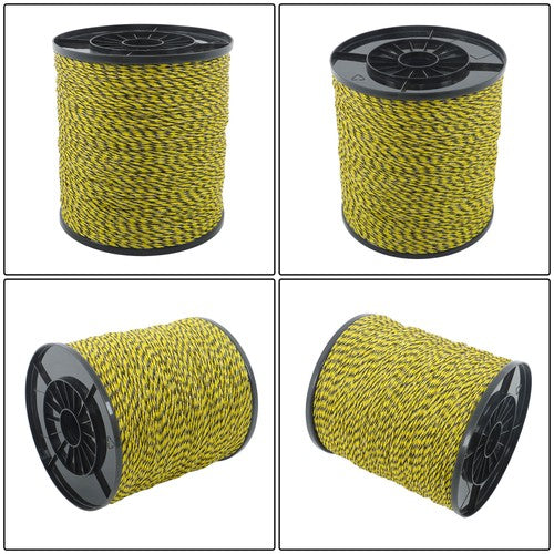 Solid Spare 3280 Feet 1000 Meters 1/8 inch 6 Stainless Steel Strands Fence Wire