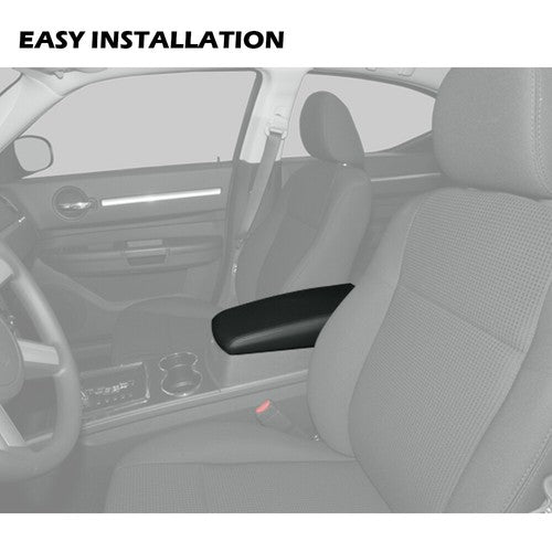 Solid Spare Leather Armrest Center Console Lid Cover Skin Fit For 2008-2010 Dodge Charger US