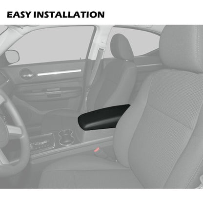 Solid Spare Leather Armrest Center Console Lid Cover Skin Fit For 2008-2010 Dodge Charger US