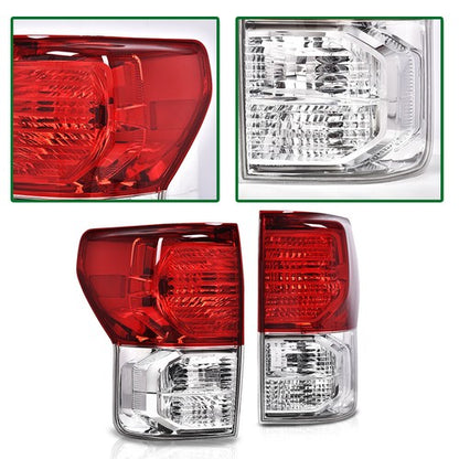 Solid Spare Tail Lights Brake Lamp w/o Bulb LH & RH Fit For Toyota Tundra 2007-2013