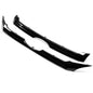 Solid Spare Front Grille Bumper For Ford Edge 2011-2014 Upper & Center Black Replacement