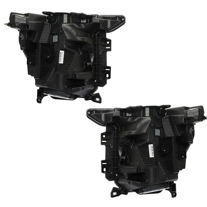 Solid Spare LED Housing Fit For 2021-2022 Ford F150 pickup Left+Right Headlights Replacement