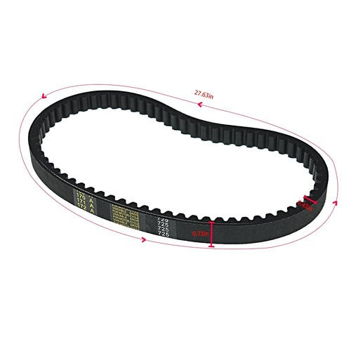 Solid Spare 3X Go Kart Drive Belts For 30 Series Torque Converter Clutch Belts 018-725 USA