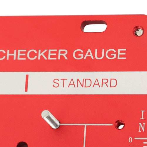 Solid Spare Nut And Bolt Thread Checker Inch And Metri 28 Thread Identifier Gauge Screw