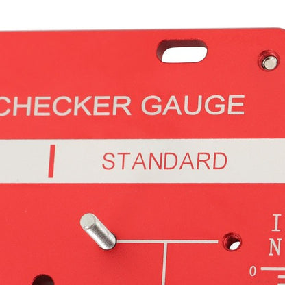 Solid Spare Nut And Bolt Thread Checker Inch And Metri 28 Thread Identifier Gauge Screw