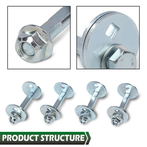 Solid Spare Fit For 98-12 Ranger Explorer Mazda Front Alignment Camber Caster Cam Bolt Kit