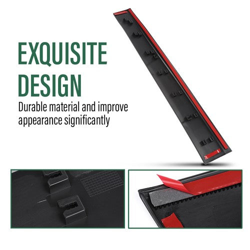 Solid Spare Side Door Body Molding Trim Front Right Side Fit For 2014-2023 Jeep Cherokee