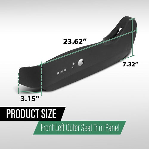 Solid Spare Front Seat Side Outer Trim Panel Left Fit For Tesla Model 3/Y 1088964-00-G