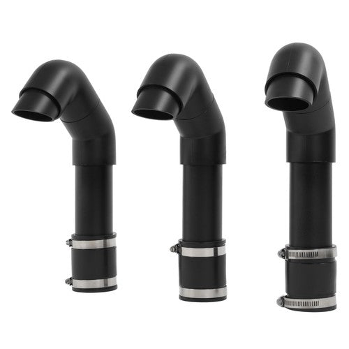 Solid Spare Snorkel Kit For Polaris RZR RZR S 800 2008 2009 2010 Plastic (ABS+PVC) Clamp-on