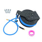 Solid Spare 1/2" x 50' Max 300PSI Premium Rubber Hose, Heavy Duty Steel Air Hose Reel