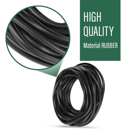 Solid Spare 2*30ft Universal Fender Flare Edge Trim Fender Flare Wheel Arch Rubber Seal