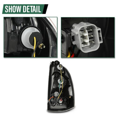 Solid Spare Tail Lights Brake Lamps Assembly Left+Right Fit For 2005-2015 Toyota Tacoma