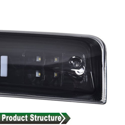 Solid Spare Smoke/Black LED 3rd Brake Tail Light Fit For 2009-2018 Dodge Ram 1500 2500 3500