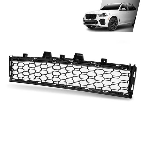 Solid Spare Fit For 2019-2023 BMW X5 Front Center Bumper Grille w/ M Sport Package BM1036202