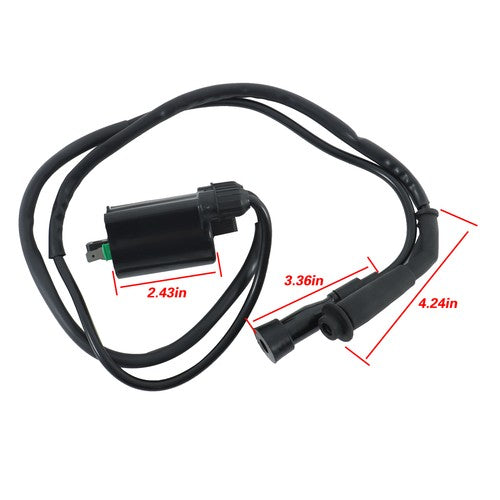 Solid Spare Fit FOR Honda VT600 Shadow VLX 600 1988-2007 Ignition Coil & Spark Plug Cap