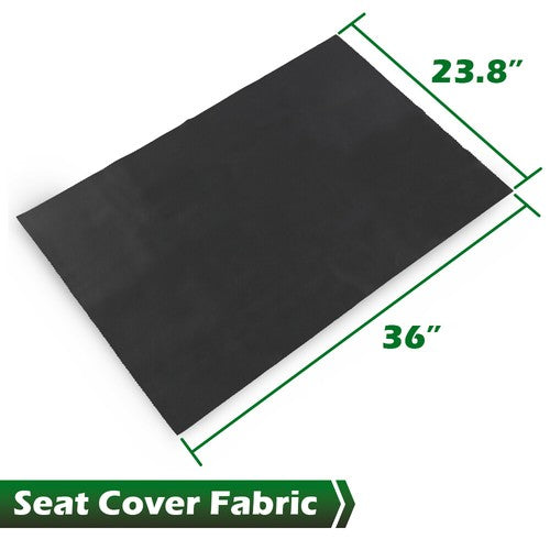 Solid Spare Universal 23.8" x 36" Motorcycle Scooter ATV Waterproof Seat Cover Cushion Black