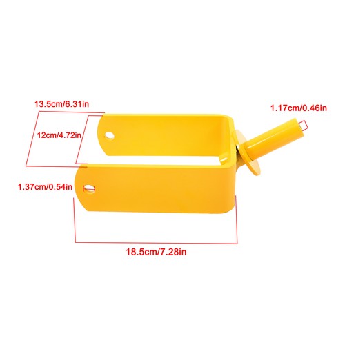 Solid Spare 110116 Yellow Front Caster Fork Mower Accessories