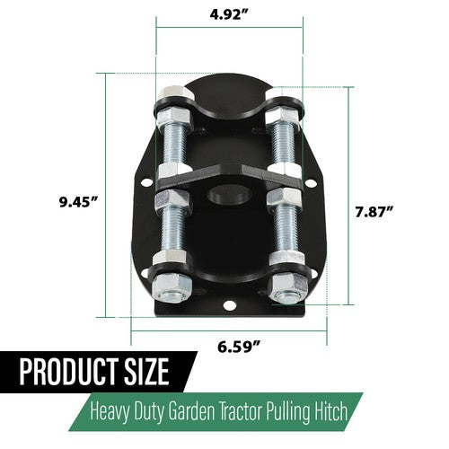 Solid Spare Adjustable Heavy Duty Tractor Pulling Hitch w/ Hardware Fit For Cub Cadet Mower
