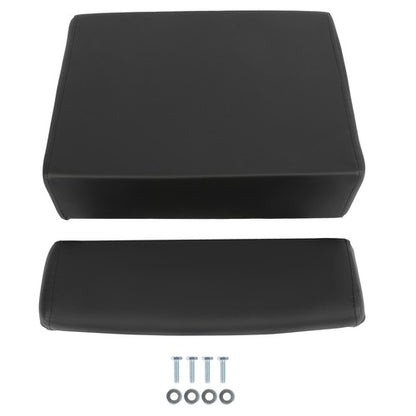 Solid Spare Black Seat Bottom Cushion&Back For John Deere A B D G R 50 70 80 520 620 720 820