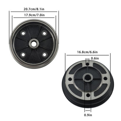 Solid Spare For Kawasaki Mule 2500 2510 2520 1994-2000 41038-1226 Rear Brake Drum New
