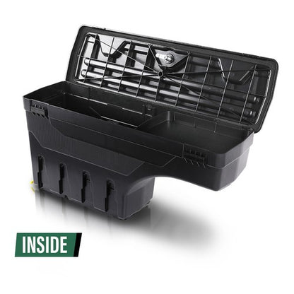 Solid Spare Fit For 1997-2014 Ford F150 F-150 Left Driver Side Truck Bed Storage Tool Box