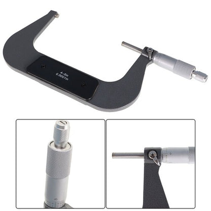 Solid Spare Outside Micrometer 4-5 in Premium Carbide Tipped Precision Micrometer 0.0001"