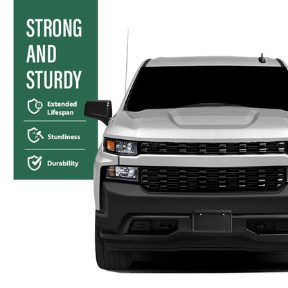 Solid Spare Front Bumper Face Bar w/o Sensor Holes Fit For 2019-2022 Chevy Silverado 1500
