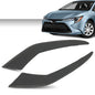Solid Spare Front Bumper Insert Fog Light Cover Fit For 2020-2022 Toyota Corolla LE XLE