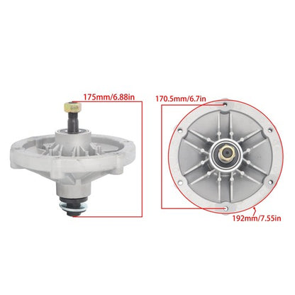 Solid Spare 3pcs Deck Spindle For Toro Z5200 109-8744 116-5712 121-5681 109-6394 48" 52"