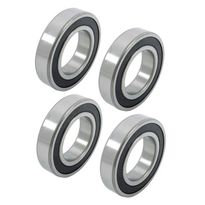 Solid Spare 4Pcs 6210-2RS Bearings 50×90×20mm Double Rubber Seals Deep Groove Ball Bearing